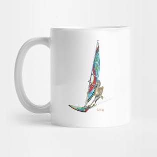 Dodo goes Windsurfing Mug